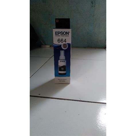 Jual TINTA EPSON 664 BLACK ORIGINAL | Shopee Indonesia