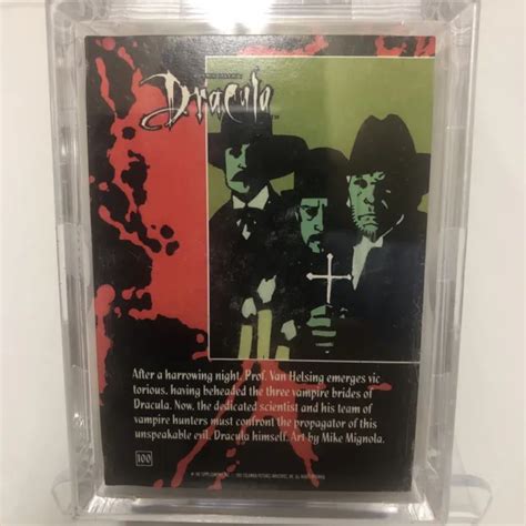 Topps Bram Stoker S Dracula Movie Trading Card Base Set Of