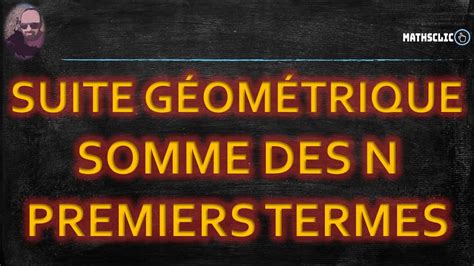 Mathsclic Shorts Calcul De La Somme Des N Premiers Termes D Une