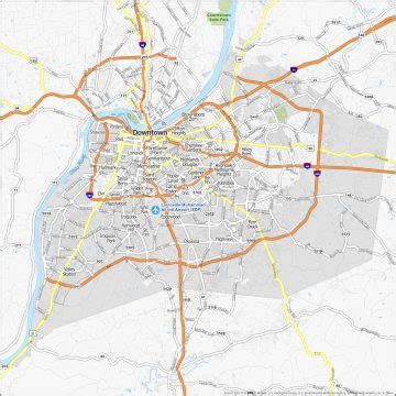 Louisville Neighborhood Map - GIS Geography