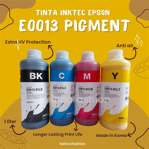 Jual Tinta Pigment Epson Inktec Liter E Di Lapak Keinco Fashion