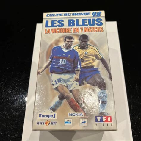 COFFRET 4 K7 Video Vhs Coupe Du Monde 98 Les Bleus La Victoire En 7