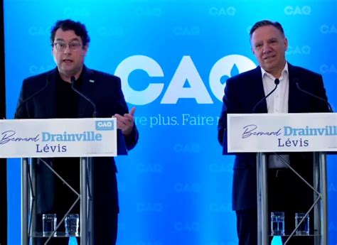 Bernard Drainville confirmé comme candidat de la CAQ dans Lévis