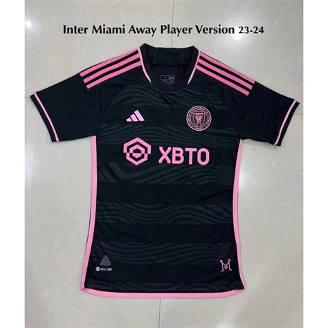 Inter Miami Away Player Issue Football Jersey Player Version