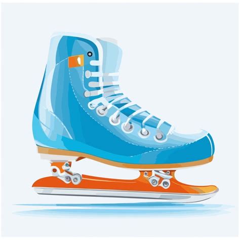 Premium Vector Ice Skate Vector On A White Background