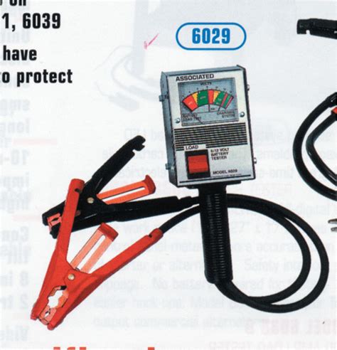 Associated Equip Tester Battery Load 612v Battery Testers Aec6029 6029 Grainger Canada