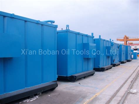 Api Solid Control System Drilling Rig Mud Reserve Tank Drilling Rig