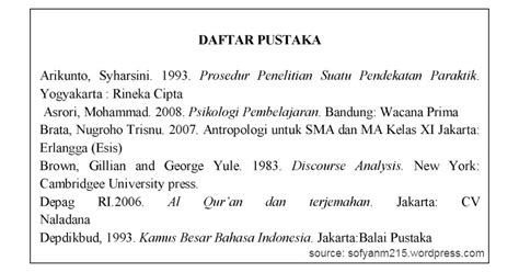 Cara Menulis Dan Contoh Daftar Pustaka Yang Benar Dan Lengkap Forbesid