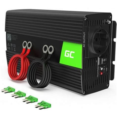 Green Cell 12V 230V 3000W 6000W SINUSOIDA MODIFIKOVANÝ INVERTER INV12