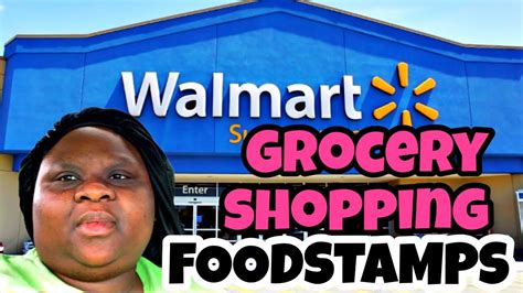 Grocery Shop With Me Walmart Spending Foodstamps Avis Youtube