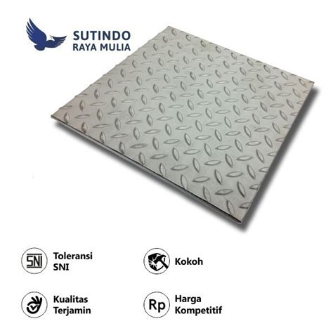 Plat Besi Bordes 4.5MM X 4' X 8' KS | Sutindo Store