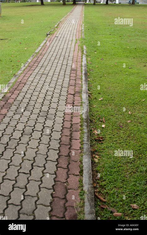 worn walking path stock photo alamy