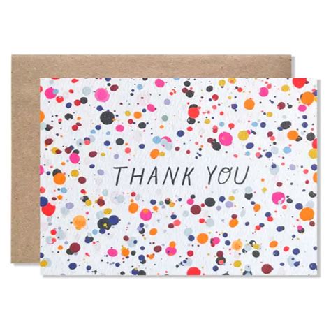 Thank You Splatter Card – KMJ