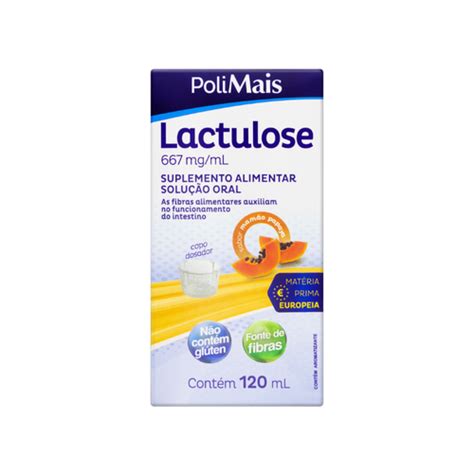 Lactulose 667 Mgml Sabor Mamão Papaya 120ml Drogalider