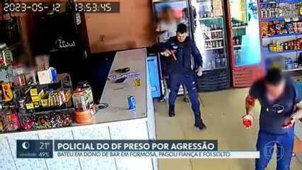 V Deo Pm Preso Por Agredir Dono De Bar E Solto Ap S Pagar Fian A