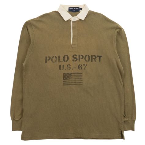 Vintage Ralph Lauren Polo Sport Long Sleeve Polo Depop