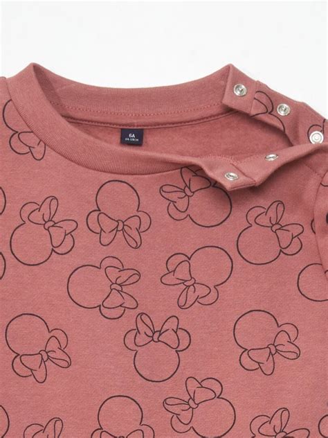 Sweatshirt Em Molet O Minnie F Cil De Vestir Ros Minni Kiabi