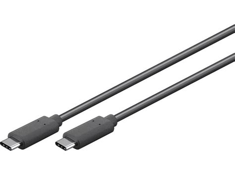 Goobay Usb C C Schwarz M Usb Daten Ladekabel Mediamarkt