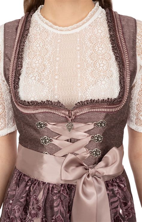 Marjo Mini Dirndl Tlg Cm Mette Aubergine Alpenclassics De