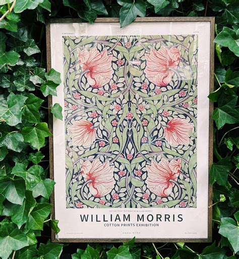 William Morris Pimpernel Art Print Homeware Anna Nina In