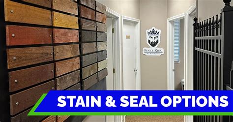 Stain Seal Fence King Mandeville Fence Company Fencing Contractor