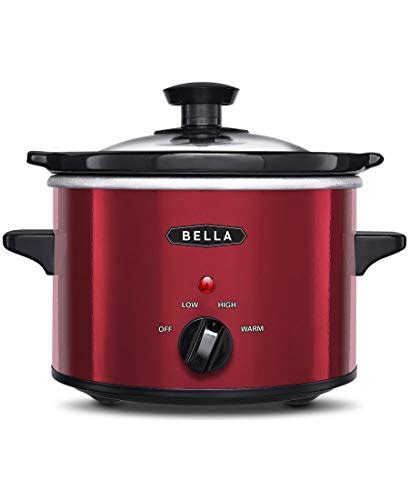 Bella 1 5 Quart Slow Cooker Red Best Cheapest Price