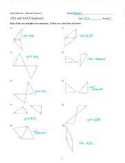 ASA AAS - Kuta Software - Infinite Geometry Name MM ASA and AAS ...