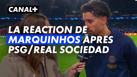 La Réaction De Marquinhos Après La Victoire Face à La Real Sociedad