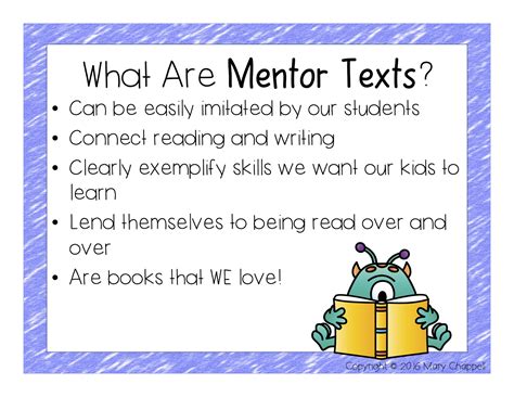 The Apple Tree Room: Writing with Mentor Texts: The "What," Why," and "How" of Using Mentor ...