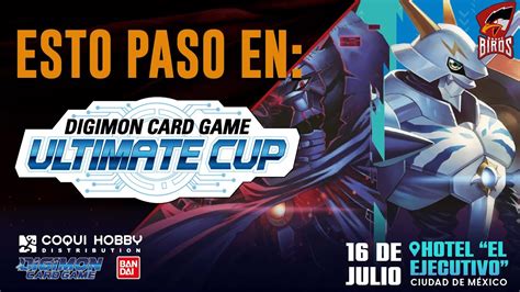 Esto pasó en Digimon Card Game Ultimate Cup 2022 Bandai COQUI