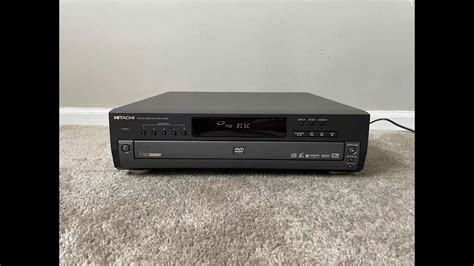 Hitachi DV C605 5 DVD Compact Disc CD Player Changer YouTube