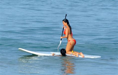 Kim Kardashian Bikini Candids On Vacation In Mexico August 2014