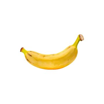 Banana Isolated On A Transparent Background Banana Isolated