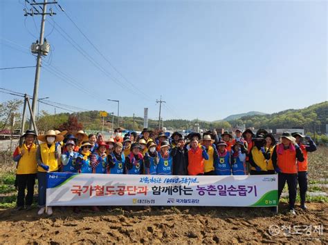 철도공단 충청본부ㆍ농협 대전본부 농촌 일손돕기 나서