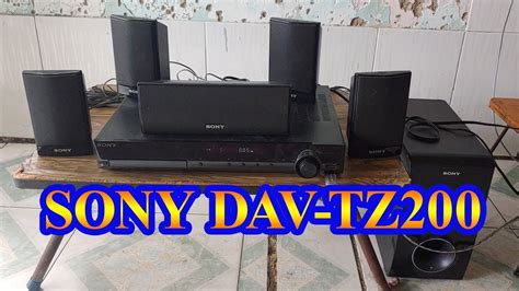 Dàn Sony DAV TZ200 SONY DVD HOME THEATER SYSTEM YouTube