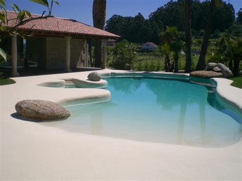 This Company Makes Beach Entry Pools That Are Made From Sand