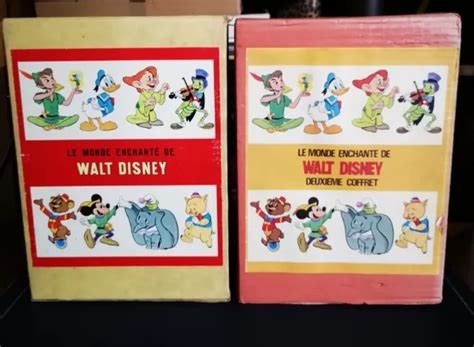 VINTAGE DOUBLE COFFRET Le Monde Enchanté de Walt Disney 8 Volumes