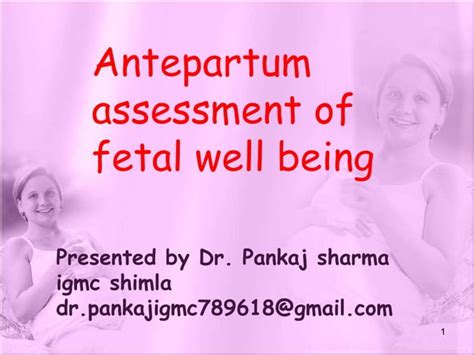 Assement Of Fetal Well Being Ppt