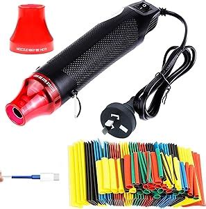 Mini Heat Gun Heat Shrink Tubing Kit W V Portable Epoxy Resin Hot Air Gun With CM