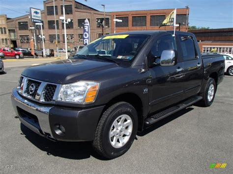 Smoke Gray Nissan Titan Xe Crew Cab X Photo