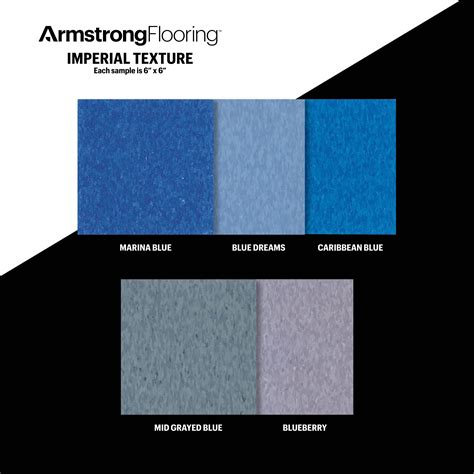 Shop Armstrong Flooring Imperial Texture VCT Blues Sample Collection at Lowes.com