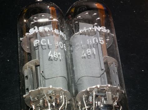 Matched Pair Two Tubes Pcl Siemens Triode Pentode Tube Nos Nib Ebay