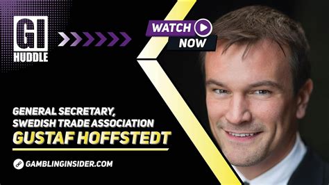 Gi Huddle Interviews Gustaf Hoffstedt General Secretary