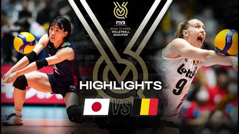 🇯🇵 Jpn Vs 🇧🇪 Bel Highlights Women S Oqt 2023 Youtube