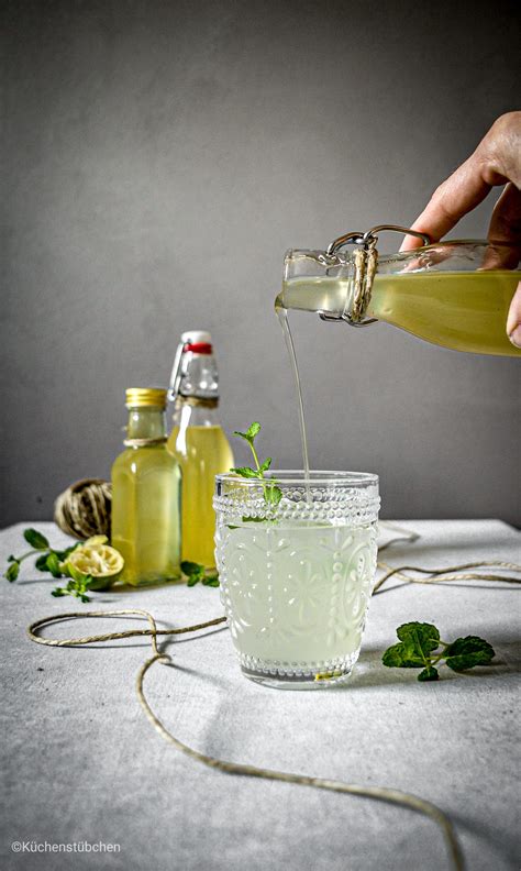 Limetten Minz Sirup Homemade Sirup Rezept