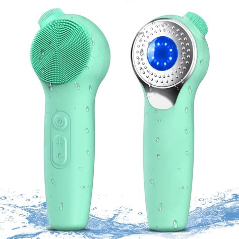 Facial Cleansing Brush Silicone Electric Face Scrubber Waterproof Sonic Vibration