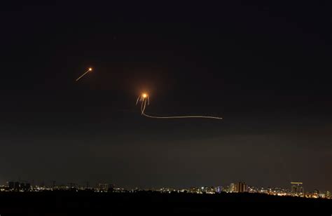 Israels Iron Dome Intercepts Rocket Fired From Gaza