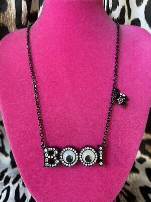 Betsey Johnson Vintage Enchanted Forest Boo Boo Googly Eyes Spider