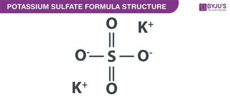 Potassium Sulfate Formula - Chemical Formula, Structure And Properties