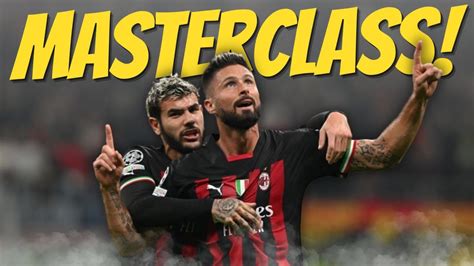 Ac Milan Seal Champions League Knockouts As Olivier Giroud Puts In An